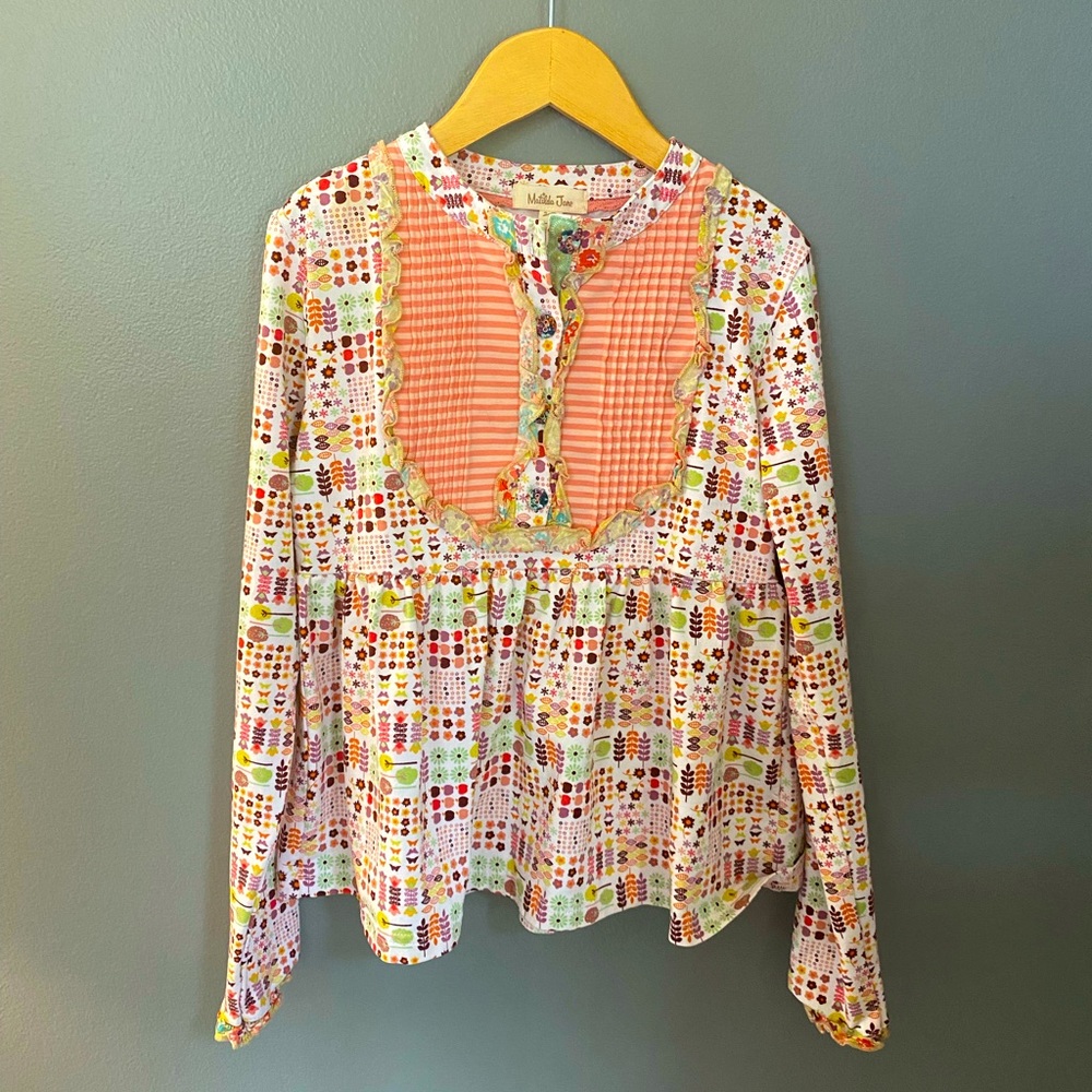 Matilda Jane long sleeve tee, size 8